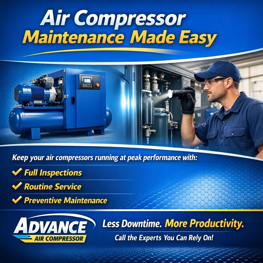 Air compressor maintenance tips Tampa FL