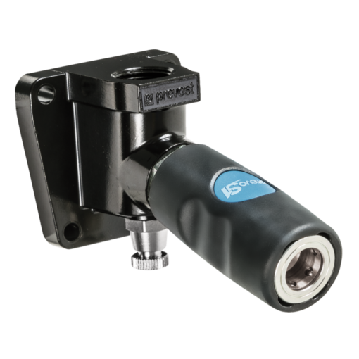 FEMALE THREAD SINGLE WALL MANIFOLD - 1 COUPLER AND DRAIN - 3/8" INDUSTRIAL INTERCHANGE
